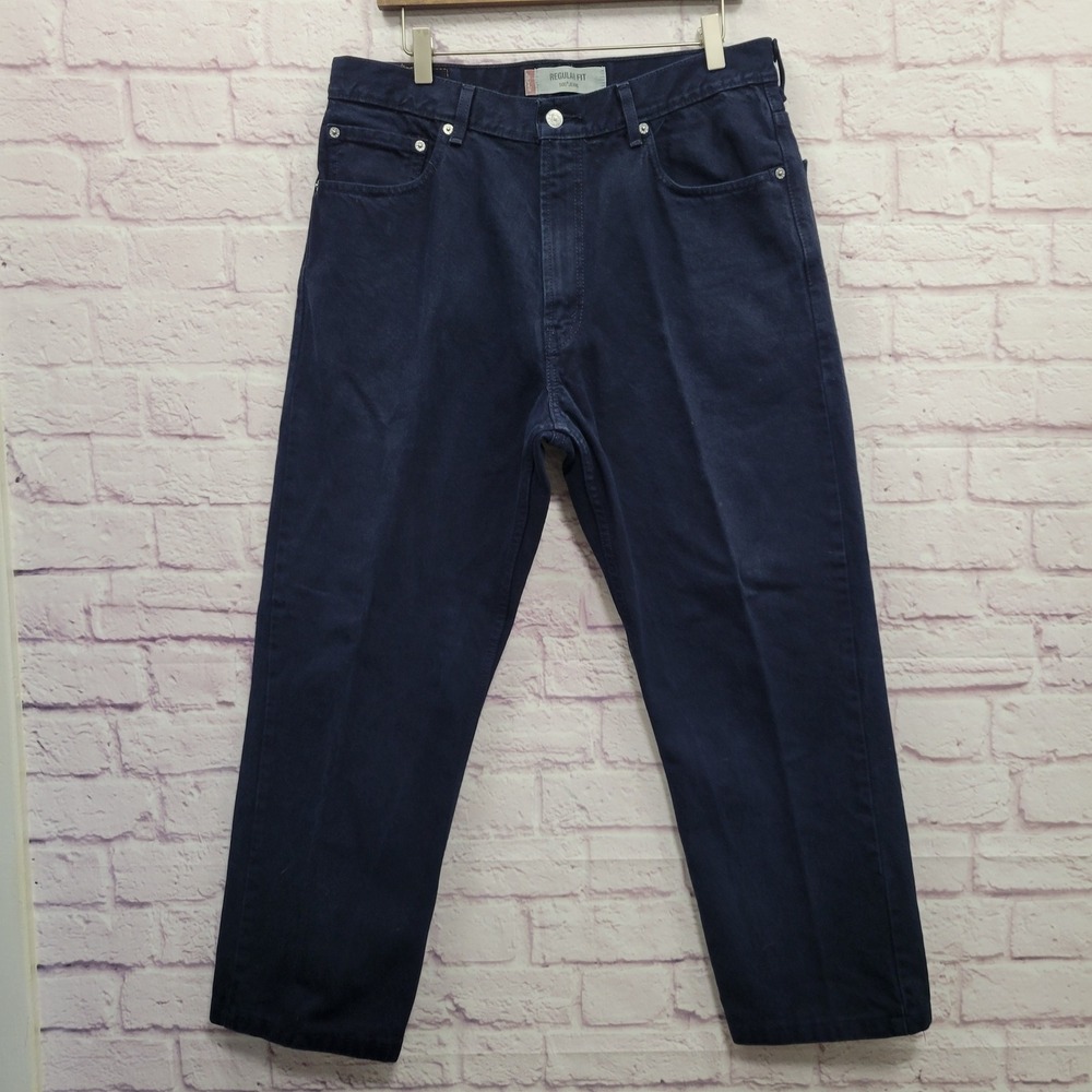 VTG Levis 505 Regular Fit Jeans Mens 36x29 100% Cotton Streetwear Grunge *READ‎